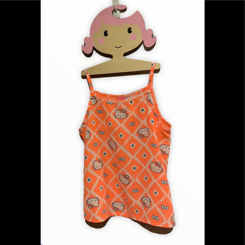 Hello Kitty Summer Flowy Tank Size Medium Girls